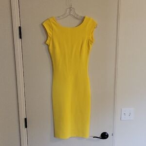 IVIVI Sunny Yellow Midi Dress